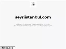 Sites similar to seyriistanbul.com