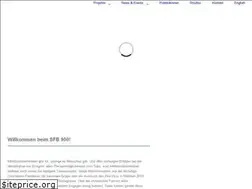 Sites similar to sfb900.de