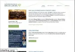 Sites similar to sfbach.org