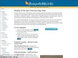 Sites similar to sfbaywildlife.info