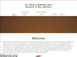 Sites similar to sfchoirschool.org