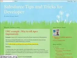 Sites similar to sfdccodepractices.blogspot.com