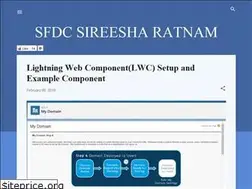 Sites similar to sfdcsireesha.blogspot.com