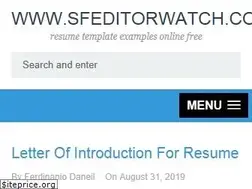 Sites similar to sfeditorwatch.com