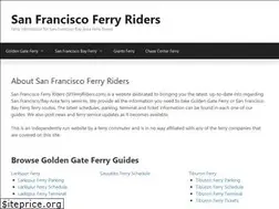 Sites similar to sfferryriders.com