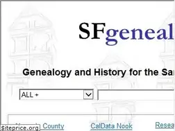 Sites similar to sfgenealogy.com