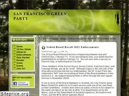 Sites similar to sfgreenparty.org
