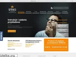 Sites similar to sfinks.org.pl