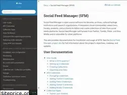 Sites similar to sfm.readthedocs.io