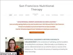 Sites similar to sfnutritionaltherapy.com