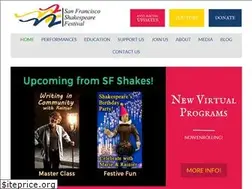 Sites similar to sfshakes.org