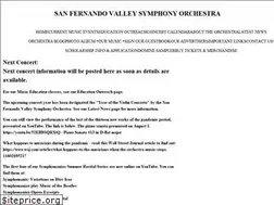 Sites similar to sfvsymphony.com