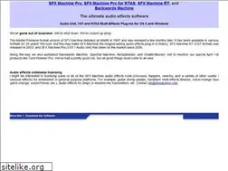 Sites similar to sfxmachine.com