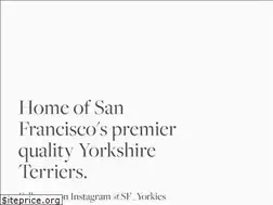 Sites similar to sfyorkies.com