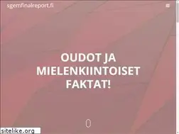 Sites similar to sgemfinalreport.fi