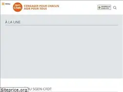 Sites similar to sgen-cfdt.org