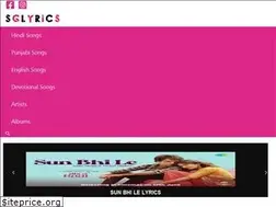 Sites similar to sglyrics.com