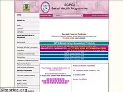 Sites similar to sgpgibreasthealth.org.in