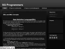 Sites similar to sgprogrammers.blogspot.com
