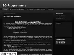 Sites similar to sgprogrammers.blogspot.in