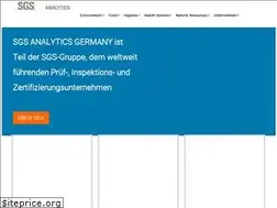 Sites similar to sgs-analytics.de