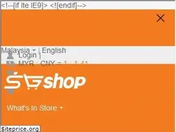Sites similar to sgshop.com.my