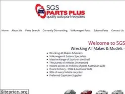 Sites similar to sgspartsplus.com.au