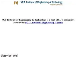 Sites similar to sgtengineeringcollege.org