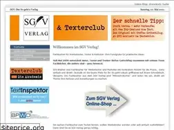 Sites similar to sgv-verlag.de