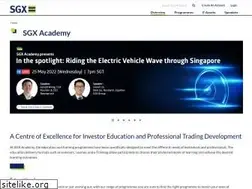 Sites similar to sgxacademy.com
