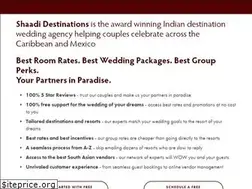 Sites similar to shaadidestinations.com