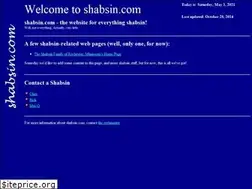 Sites similar to shabsin.com