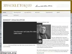 Sites similar to shackleton100.com