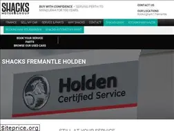 Sites similar to shacksholden.com.au
