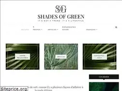 Sites similar to shadesofgreenmagazine.com