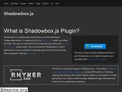 Sites similar to shadowbox-js.com