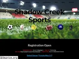 Sites similar to shadowcreeksports.org