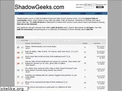 Sites similar to shadowgeeks.com