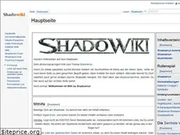 Sites similar to shadowiki.de