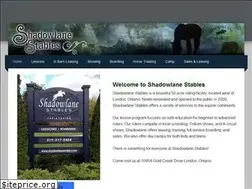 Sites similar to shadowlanestable.com