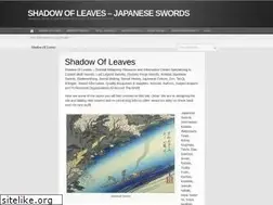 Sites similar to shadowofleaves.com