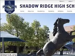 Sites similar to shadowridgehighschool.com