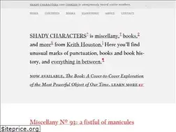 Sites similar to shadycharacters.co.uk