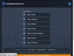 Sites similar to shadylawnresort.net
