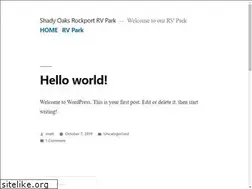 Sites similar to shadyoaksrockportrvpark.com