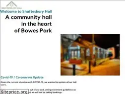 Sites similar to shaftesburyhalln11.com