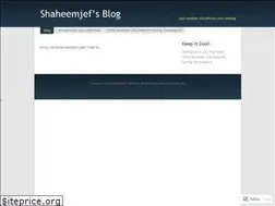 Sites similar to shaheemjef.wordpress.com