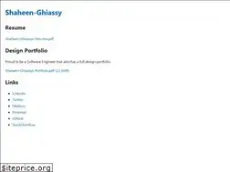 Sites similar to shaheenghiassy.com
