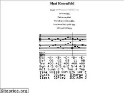 Sites similar to shairosenfeld.com