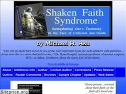 Sites similar to shakenfaithsyndrome.com
